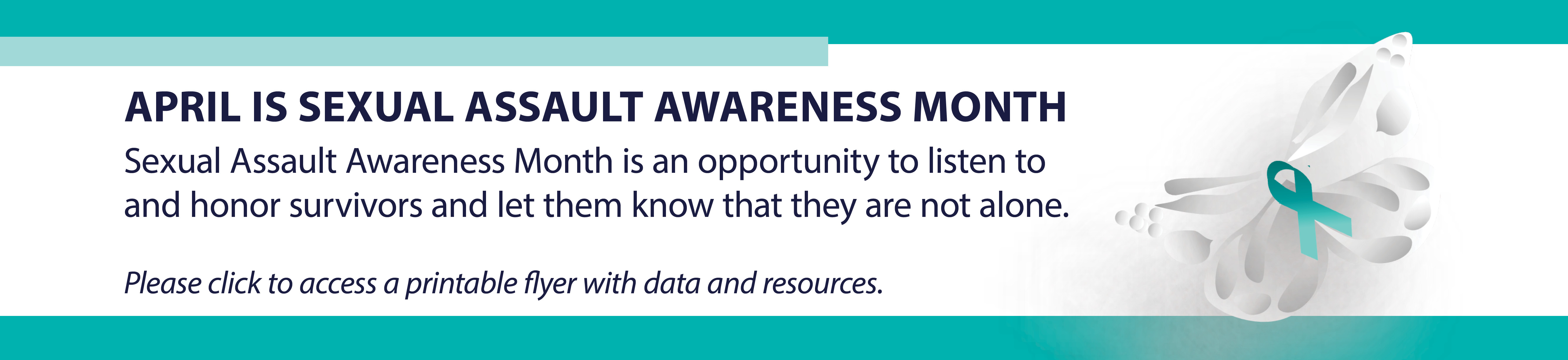 April is Sexual Assault Awareness Month