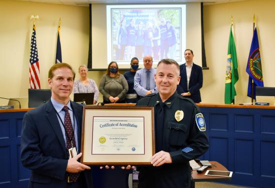 Berryville Police Department Receives Initial Accreditation Award