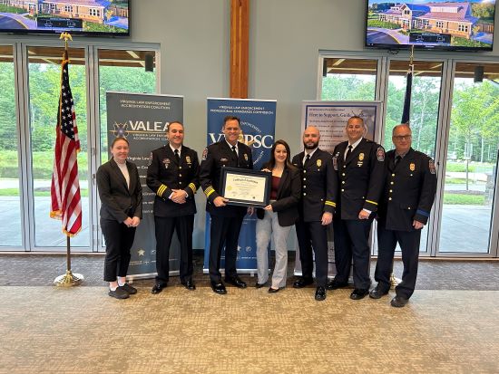 Fairfax County Police Department 8th Award