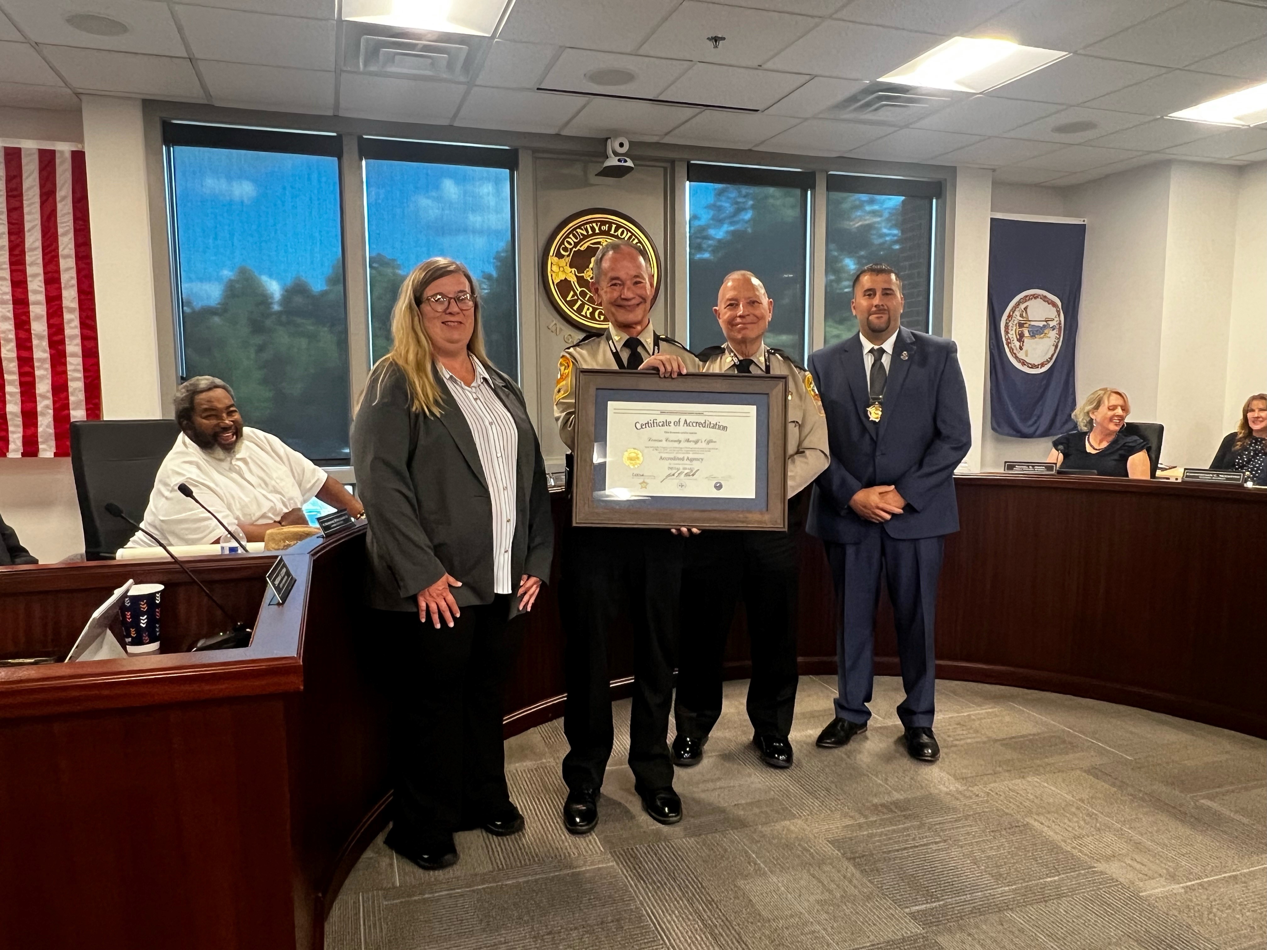 Louisa County BOS Louisa CSO Certificate Presentation on June 3, 2024