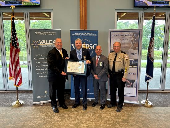 Lancaster County Sheriff's Office 5th Award 