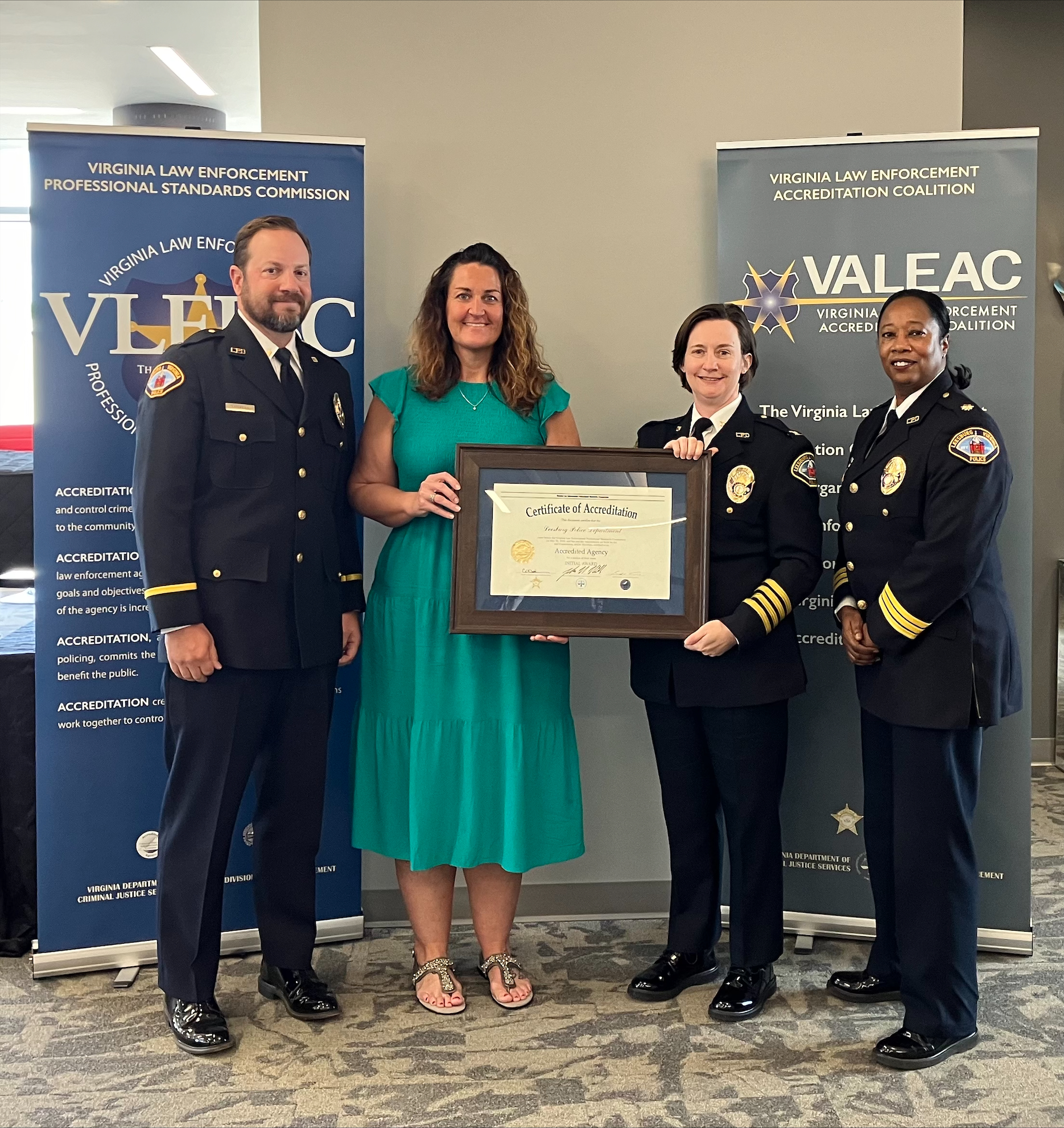 Certificate Presentation VLEPSC Commission Meeting