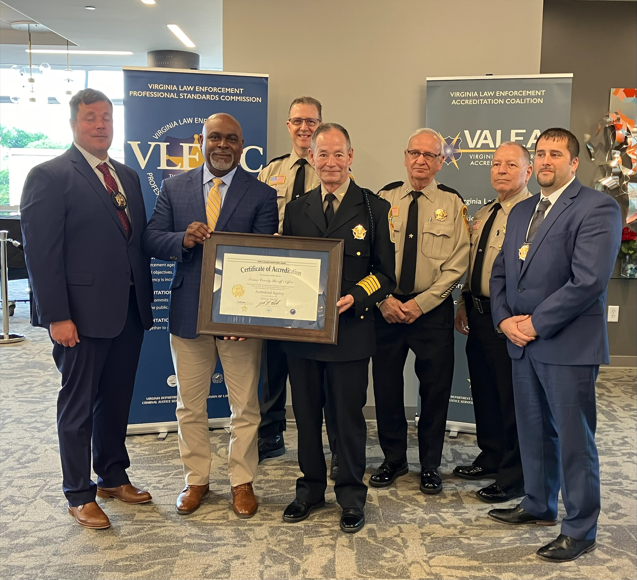 Certificate Presentation VLEPSC Commission Meeting