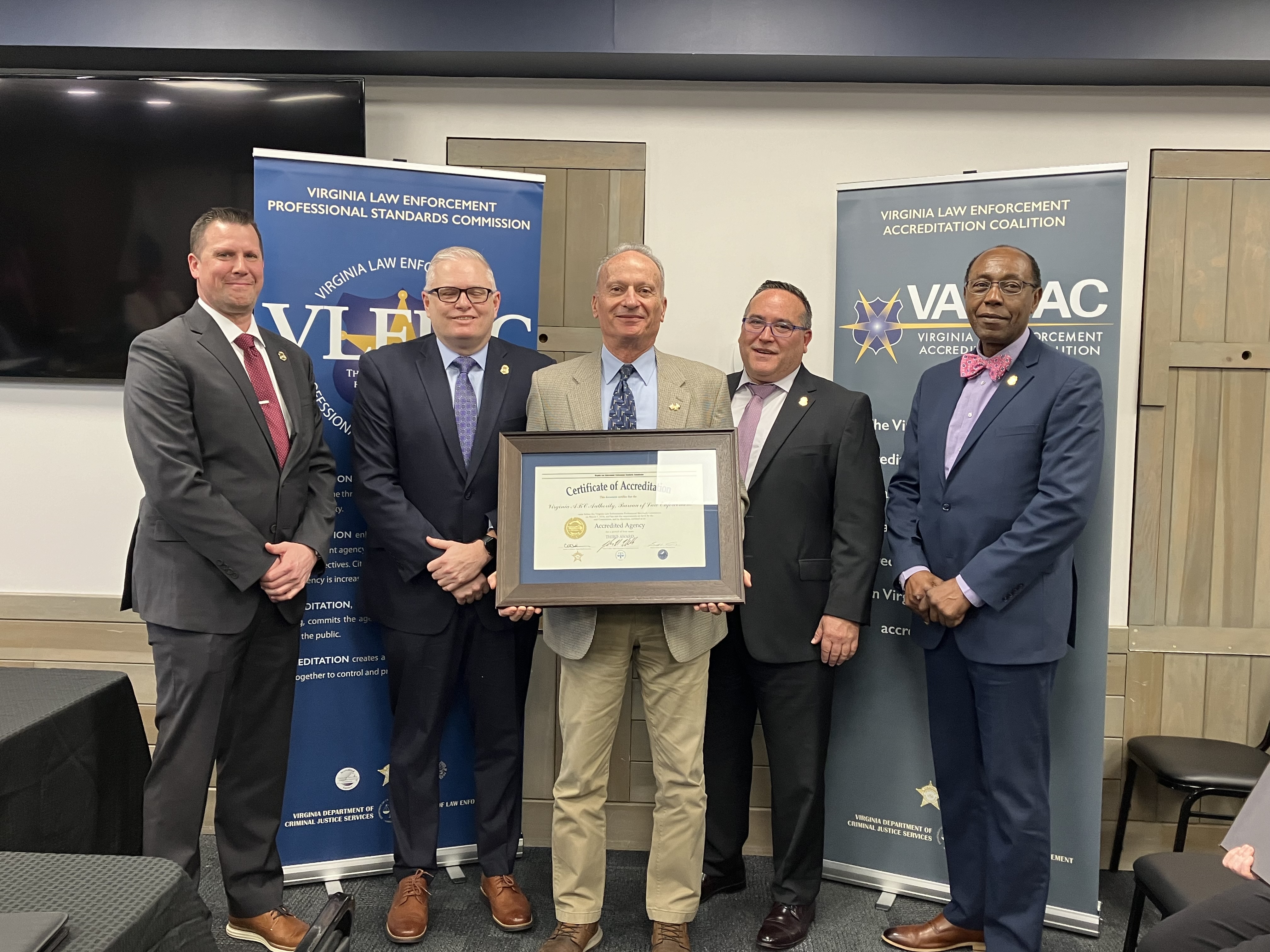 Virginia ABC Authority Bureau of Law Enforcement Certificate Presentation Virginia ABC Authority Bureau of Law Enforcement Certificate Presentation