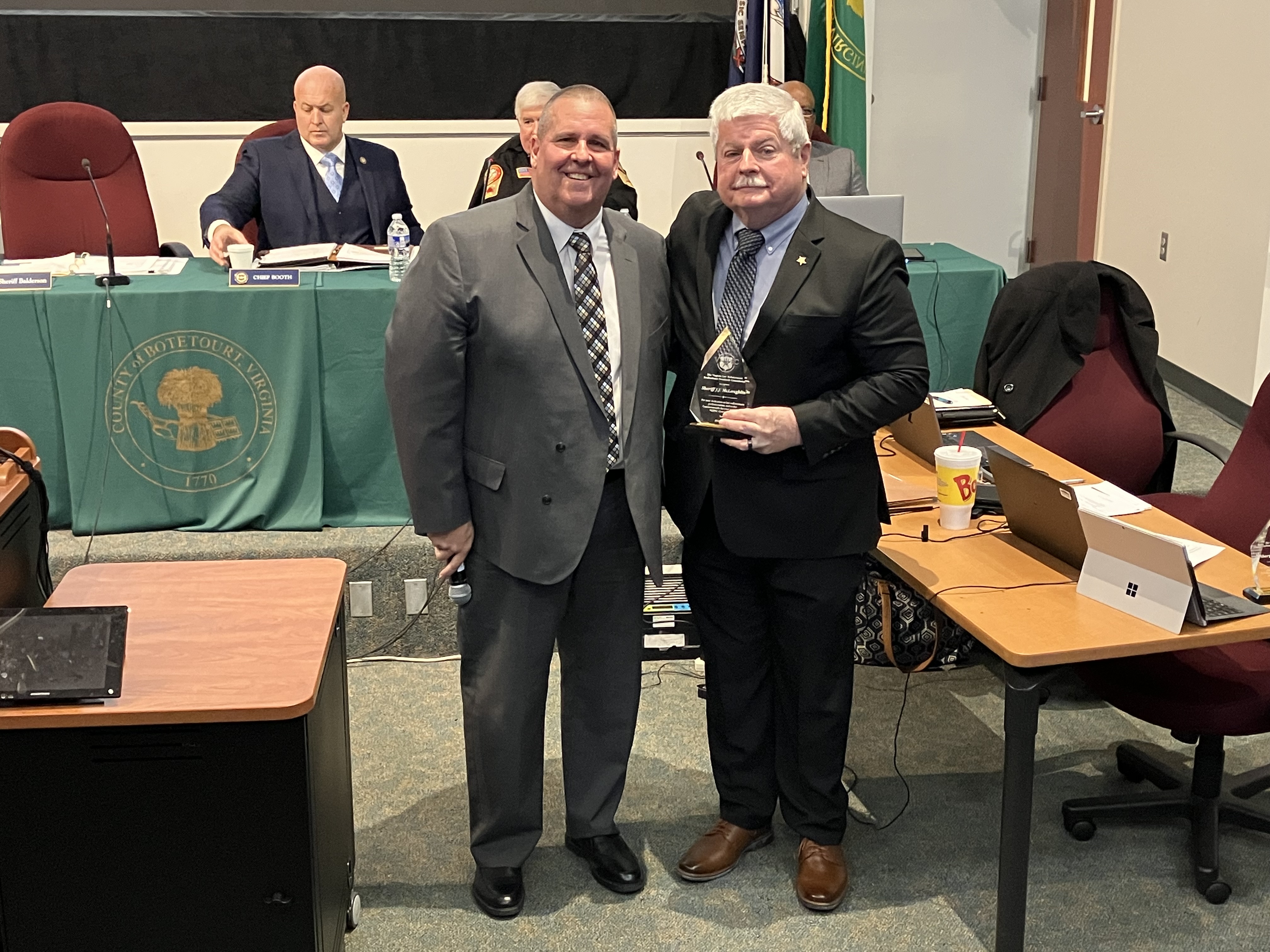 Sheriff McLaughlin Award Presentation