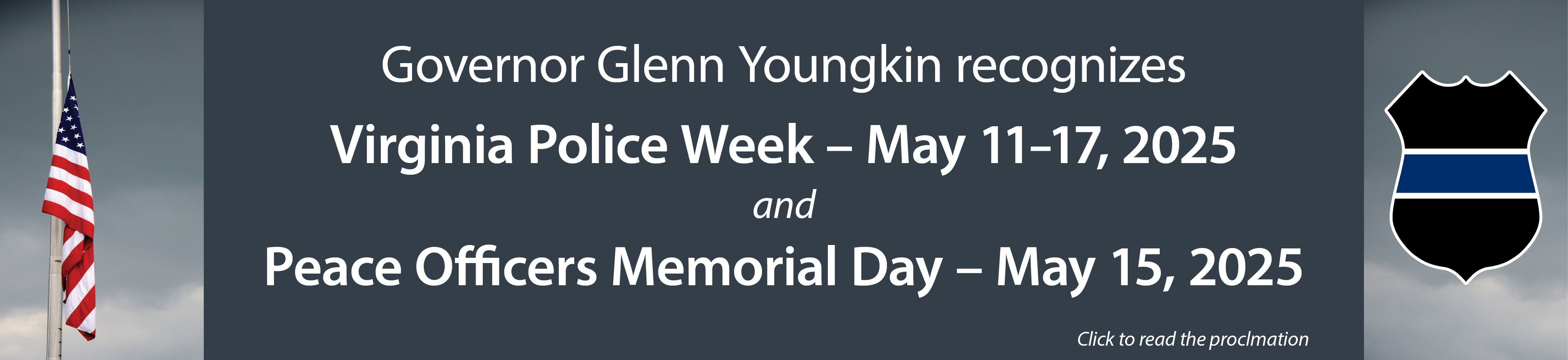 Virginia Police Week and Peace Officers Memorial Day
