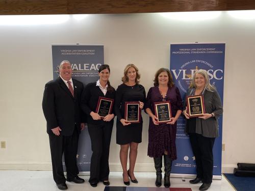 Commissioners Award Recipients 2022 – (L to R) Capt. Kellie Crespo, Laura Shelton, Sandy Turbeville and (Ret.) Capt. Cindy Caldwell Commissioners Award Recipients 2022 – (L to R) Capt. Kellie Crespo, Laura Shelton, Sandy Turbeville and (Ret.) Capt. Cindy Caldwell