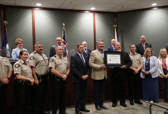 Franklin County Sheriff’s Office – 3rd Re-Accreditation Award
