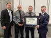 University of Mary Washington Police Department – Chief Michael Hall accepting their 2nd award
