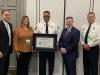 Wytheville Police Department – Chief Joel Hash accepting their 5th award