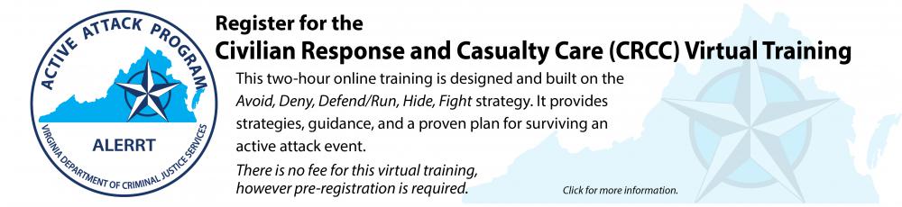Civilian Response and Casualty Care (CRCC) Virtual Training